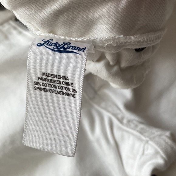 Lucky brand white straight leg Sweet Jean - Picture 9 of 10